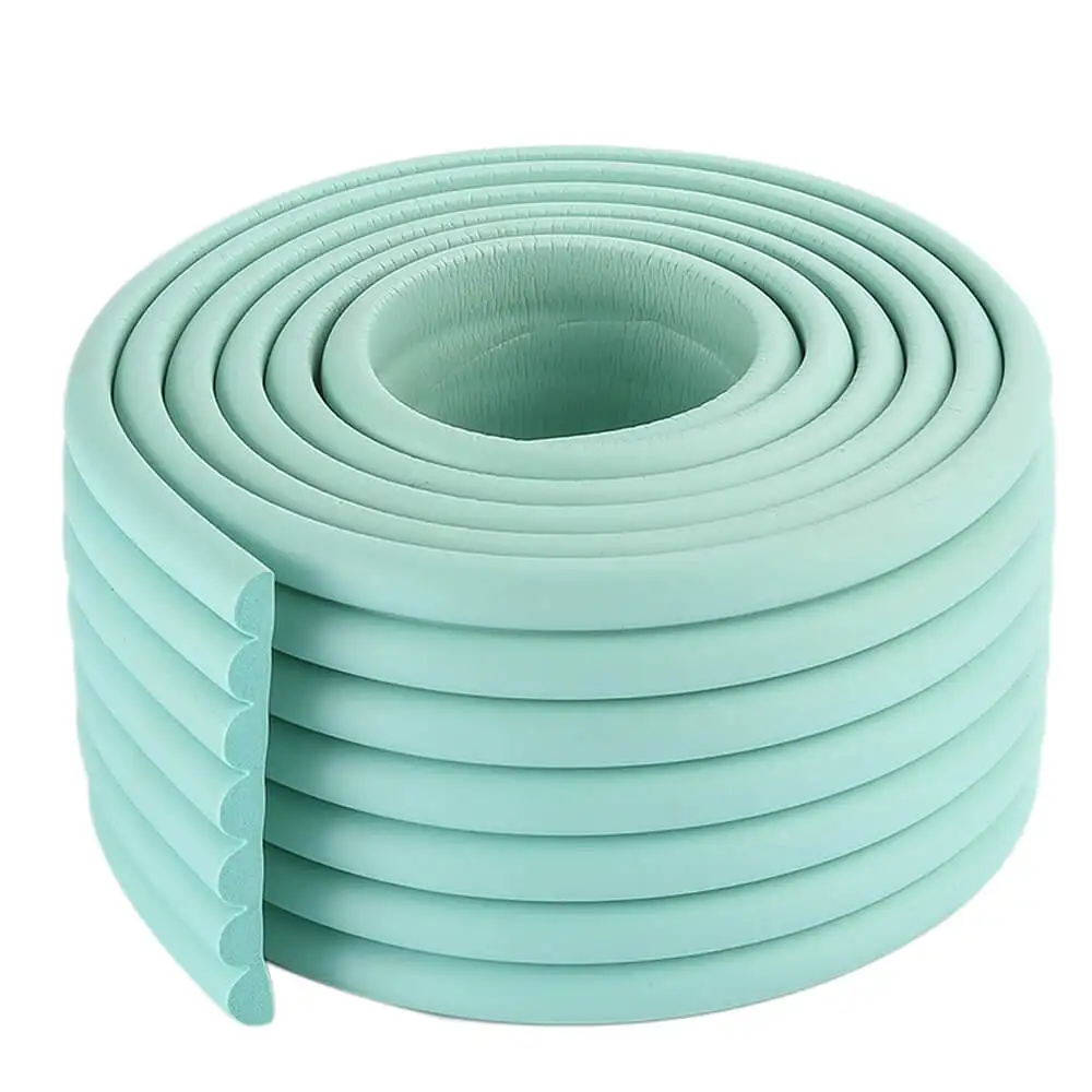 Mint Green 1 шт. стол для настольных игр угловая защита для подушки для дома защитная лента для мебели уплотненная полоса бампера с липкой лентой - Цвет: Mint Green