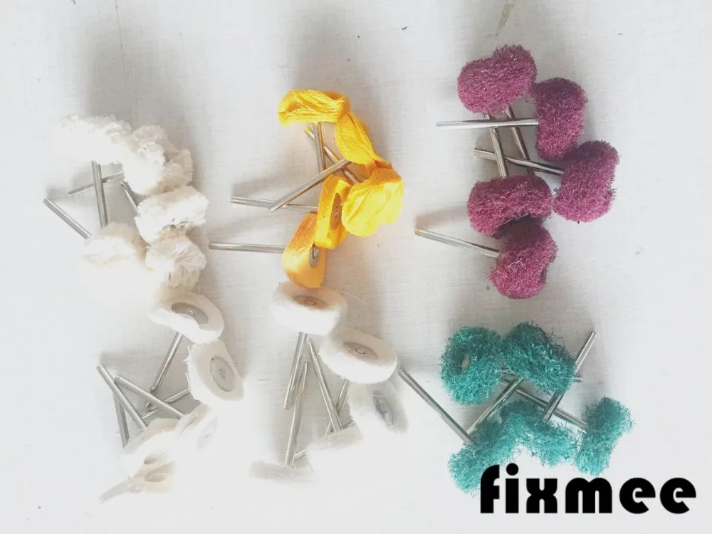 Fixmee 30 шт. Стоматологическая лабораторная кисть полировочное колесо