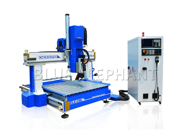 Китайский atc cnc 3d гравировальный 4 осевой фрезерный станок с системой управления