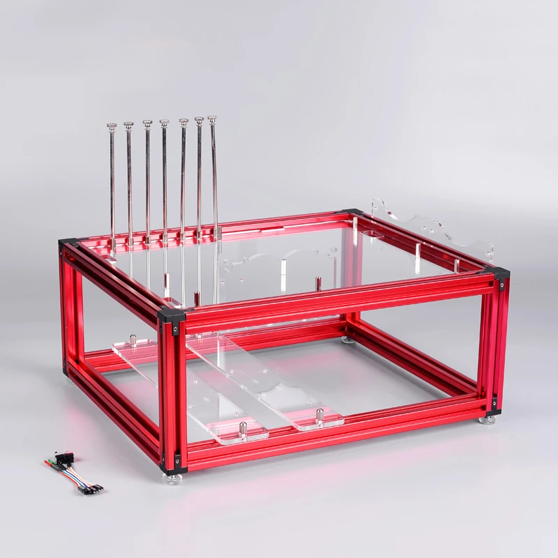 QDIY PC JMK DIY алюминиевый сплав ATX материнская плата ПК Шасси в корпусе открытая голая