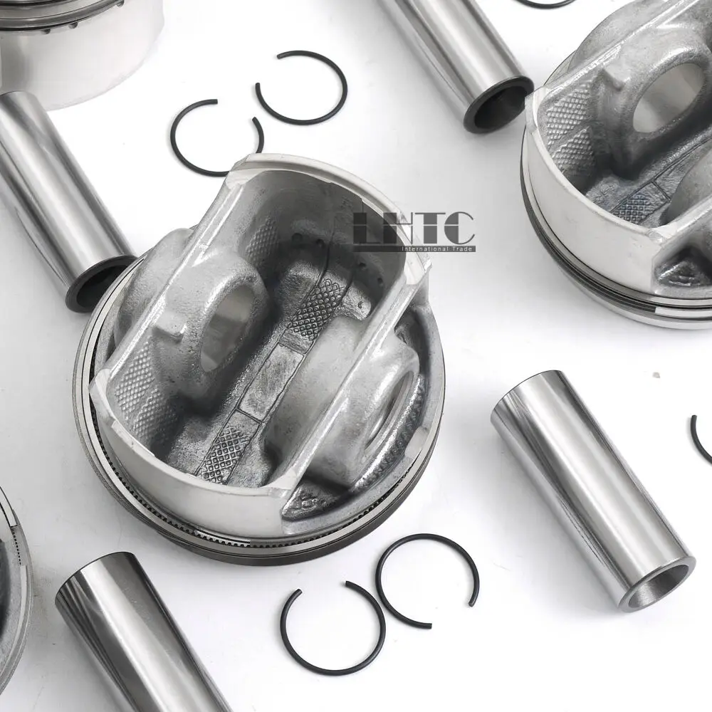 6x MAH LE Φ84.51mm поршни и кольца набор для Mercedes Benz V W Toua reg AUDI S4 A5 S5 A6 A7 A8 Q7 SQ5 3 0 TFSI V6 DOHC