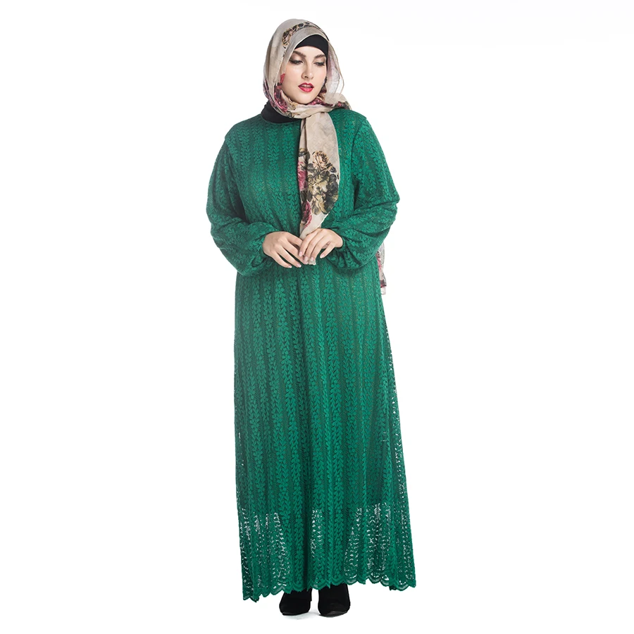 Дубай Abaya мусульманское платье женское кафтан Брендовое мягкое кружевное платья