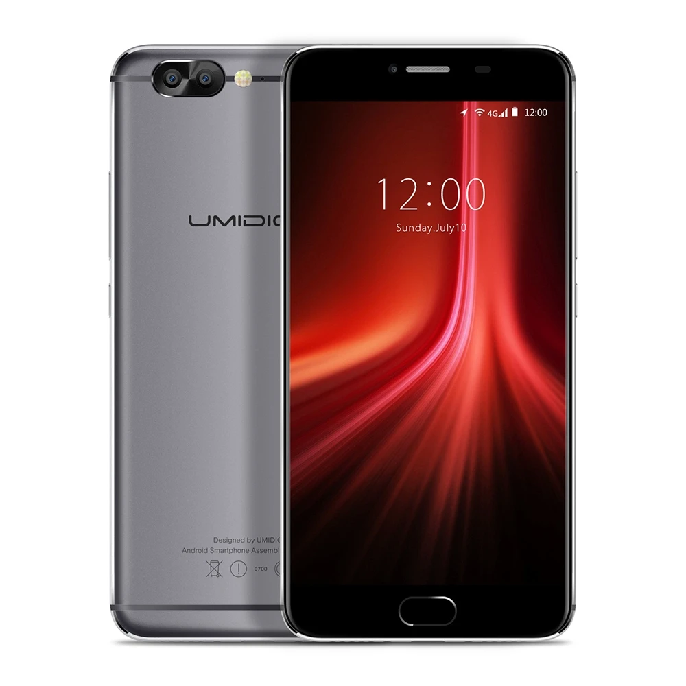 UMIDIGI Z1 Смартфон Android 7 0 MT6757 2.5D Arc Экран Octa core мобильного телефона 6 ГБ Оперативная