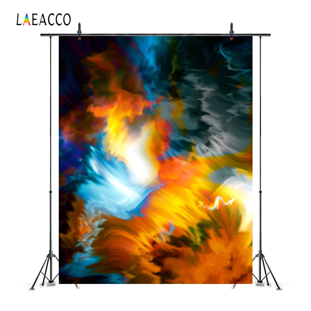 Фотофон Laeacco с граффити и цветным пламенем индивидуальные цифровые реквизиты