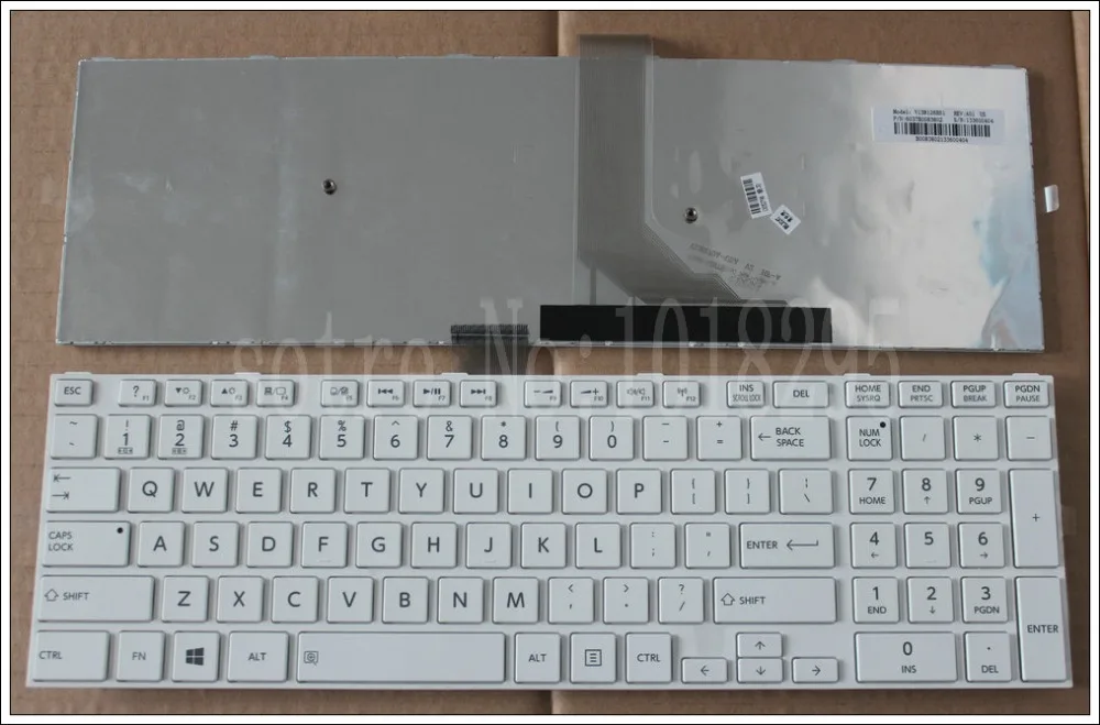 NEW US Laptop Keyboard For Toshiba Satellite C70-B C70D-B C70dt-B C70t-B Keyboard US White Frame