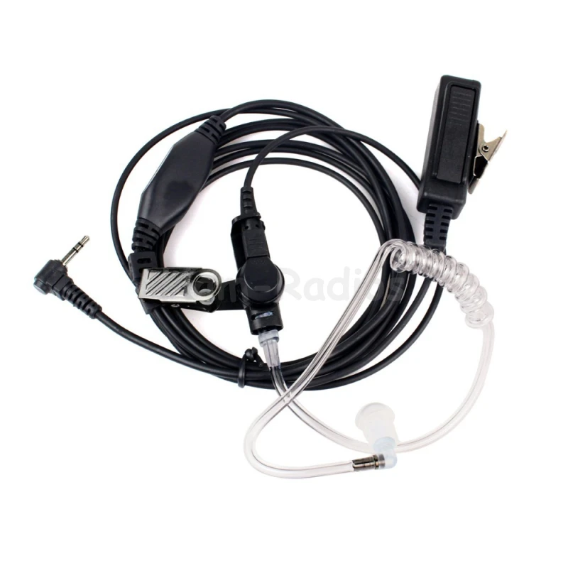 Новый 2 5 мм 1 контактный акустический трубный наушник микрофон PTT гарнитура для