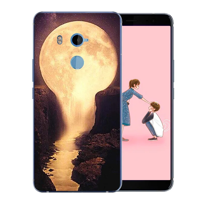 For HTC U 11 Plus Back Cover New Perfect Design Night Sky Pattern U11Plus 2Q4D200 Matte Full Protection Shell |