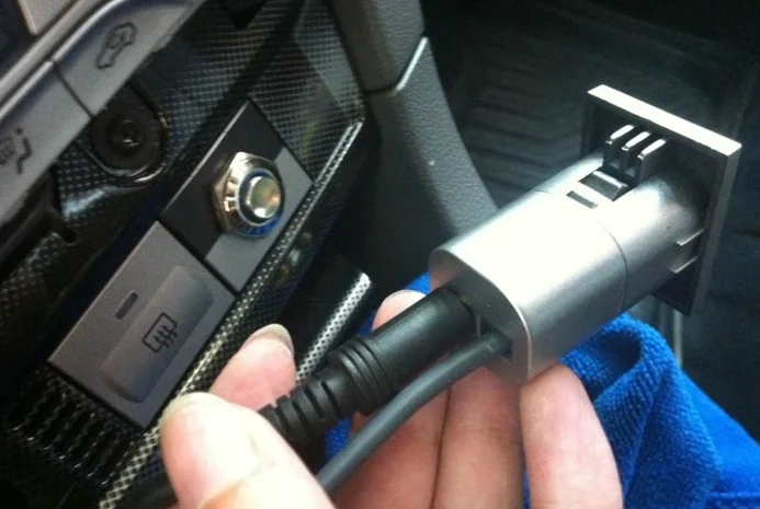 USB/AUX слот интерфейсы штепсельная кнопка с мини USB кабель адаптер для Ford Focus C-MAX I focus 2 sportback 2009 10 11 CD-плеер