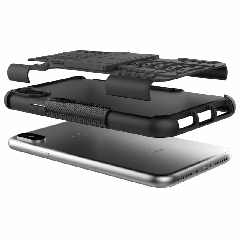 Чехол для iPhone 7 жесткий резиновый силиконовый чехол телефона Apple XR X XS Max 8 Plus 6 6s 6S