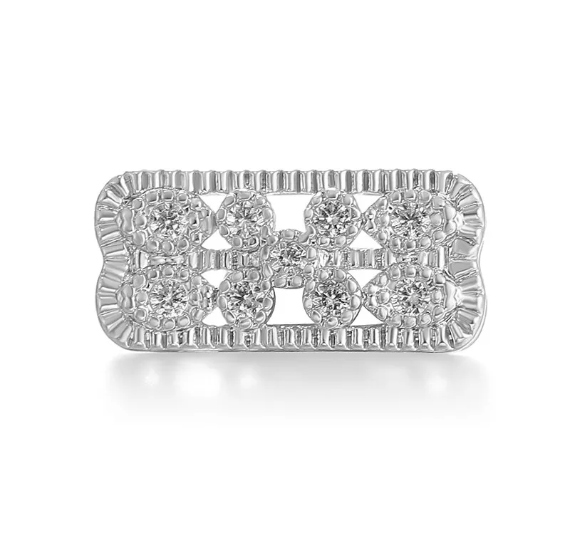 White Gold Украшения из бисера, 3 отверстия, отделитель украшений, аксессуары для женщин, натуральные камни, жемчуг, ювелирное изделие, сделай сам - Цвет: White Gold