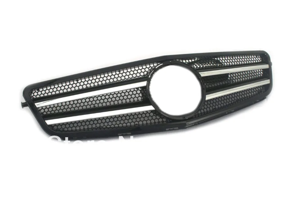 comprar Substituição Da Grade Do Centro Dianteiro Em Estilo Preto E Cromado Para Mercedes Benz Classe C W204