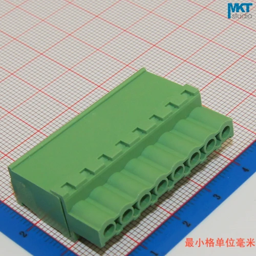 

100Pcs 8P 5.08mm Pitch A-Type Straight Female PCB Electrical Screw Wire Terminal Block Connector