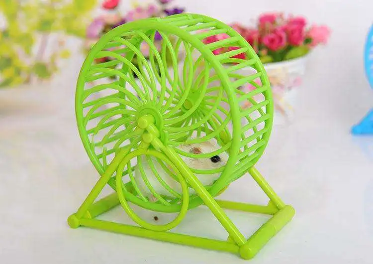 Развивающие Игрушки для маленьких домашних животных хомяка роликовое колесо