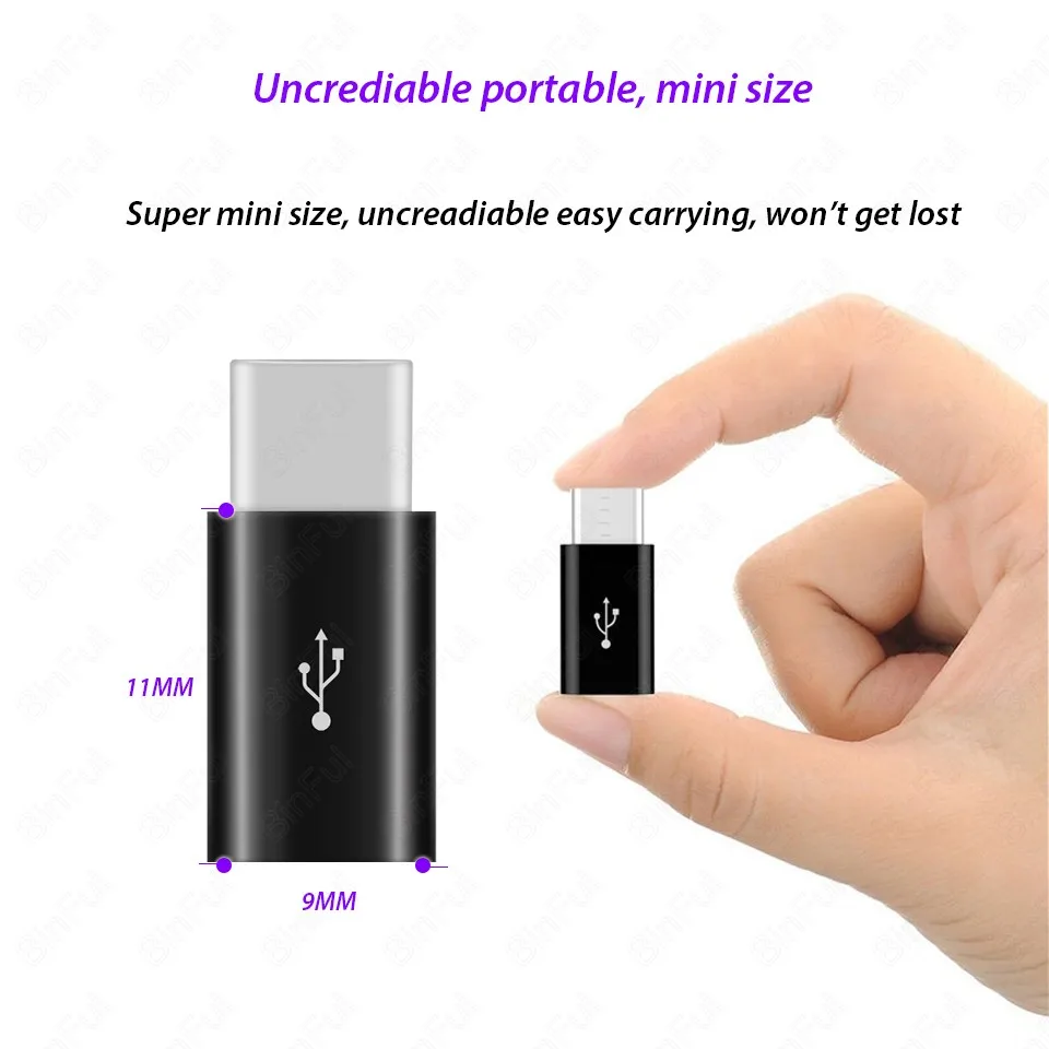 Адаптер USB Type C OTG Micro к зарядное устройство для Samsung Galaxy Note 8 9 S8 S9 Plus A3 A5 A7 2017 типа