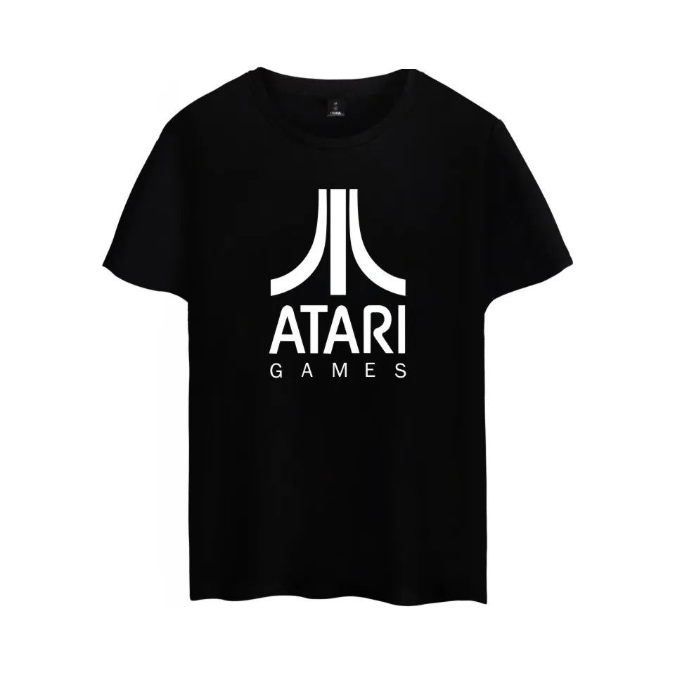 Футболка ATARI с логотипом Atari летняя хлопковая футболка коротким рукавом для