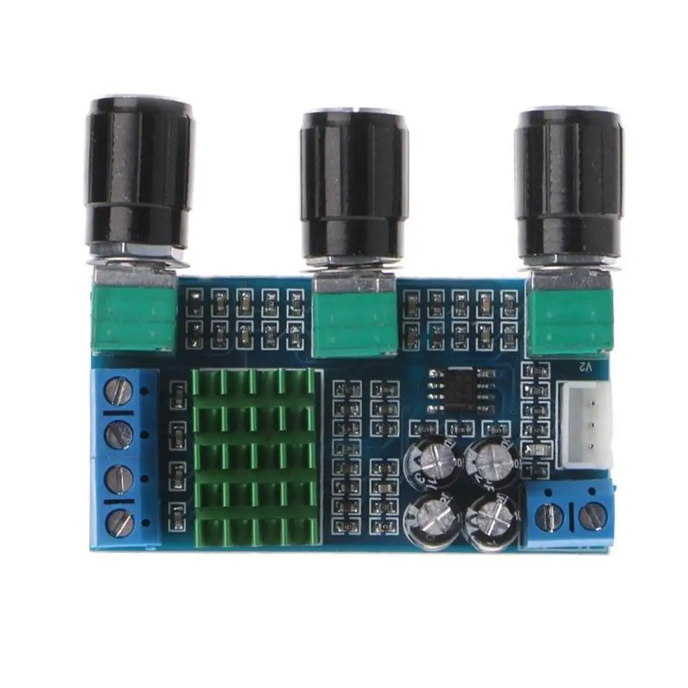 DC12 24V двухканальный цифровой аудио TPA3116D2 80 Вт x 2 модуль усилителя высоких