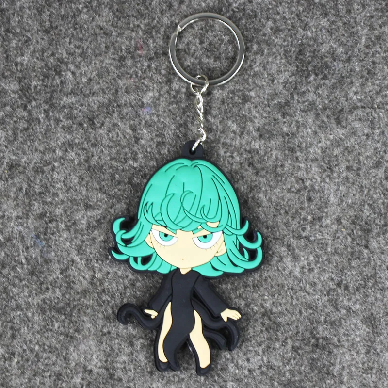 ONE PUNCH MAN брелок фигурки Сайтама Генос аниме кольцо для ключей держатель Кулоны из