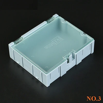 NO3 blue SMD SMT компонент IC ящики для хранения контейнеров Чехол Diy Электронный практичный ювелирный патч Коробка Чехол - Цвет: NO3 blue