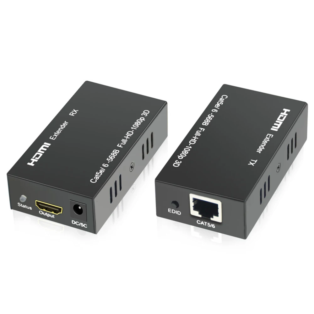 60 м HDMI удлинитель для одного кабеля Cat 6 UTP передатчик приемник ИК с кабелем RJ45 UTP|hdmi