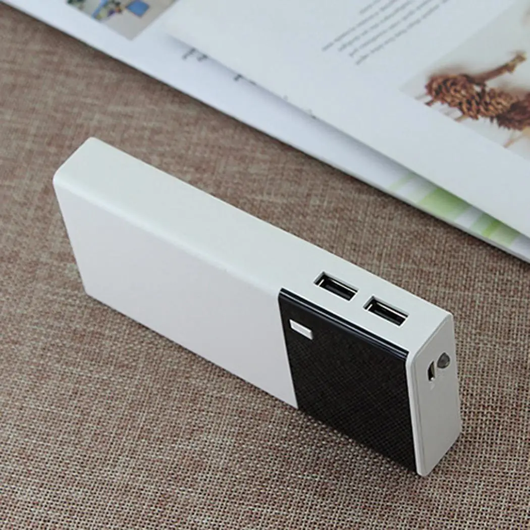 10000mAh Large Capacity Powerbank LED Flashlight Dual USB Output Power Bank Portable Charger External Battery for Xiaomi iPhone | Мобильные