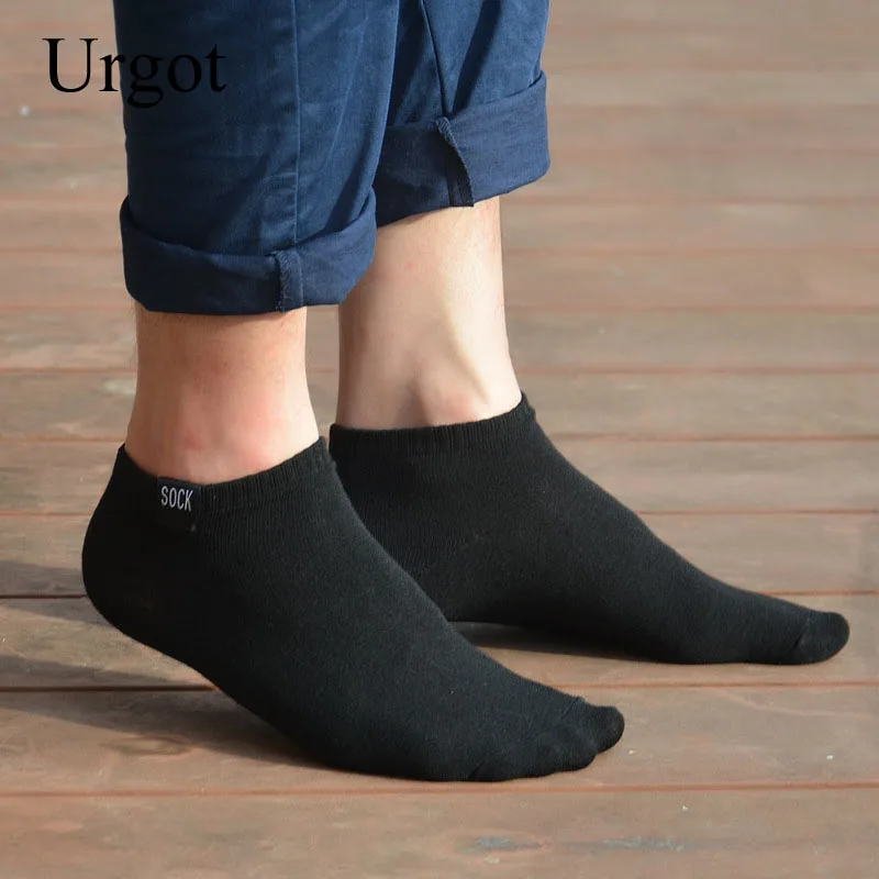 Urgot 5 Pairs Men's Socks Sock Men Fashion Extra Large Big Plus Size 45 47 48 Ankle Casual Sox Calcetines Hombre Meias | Мужская