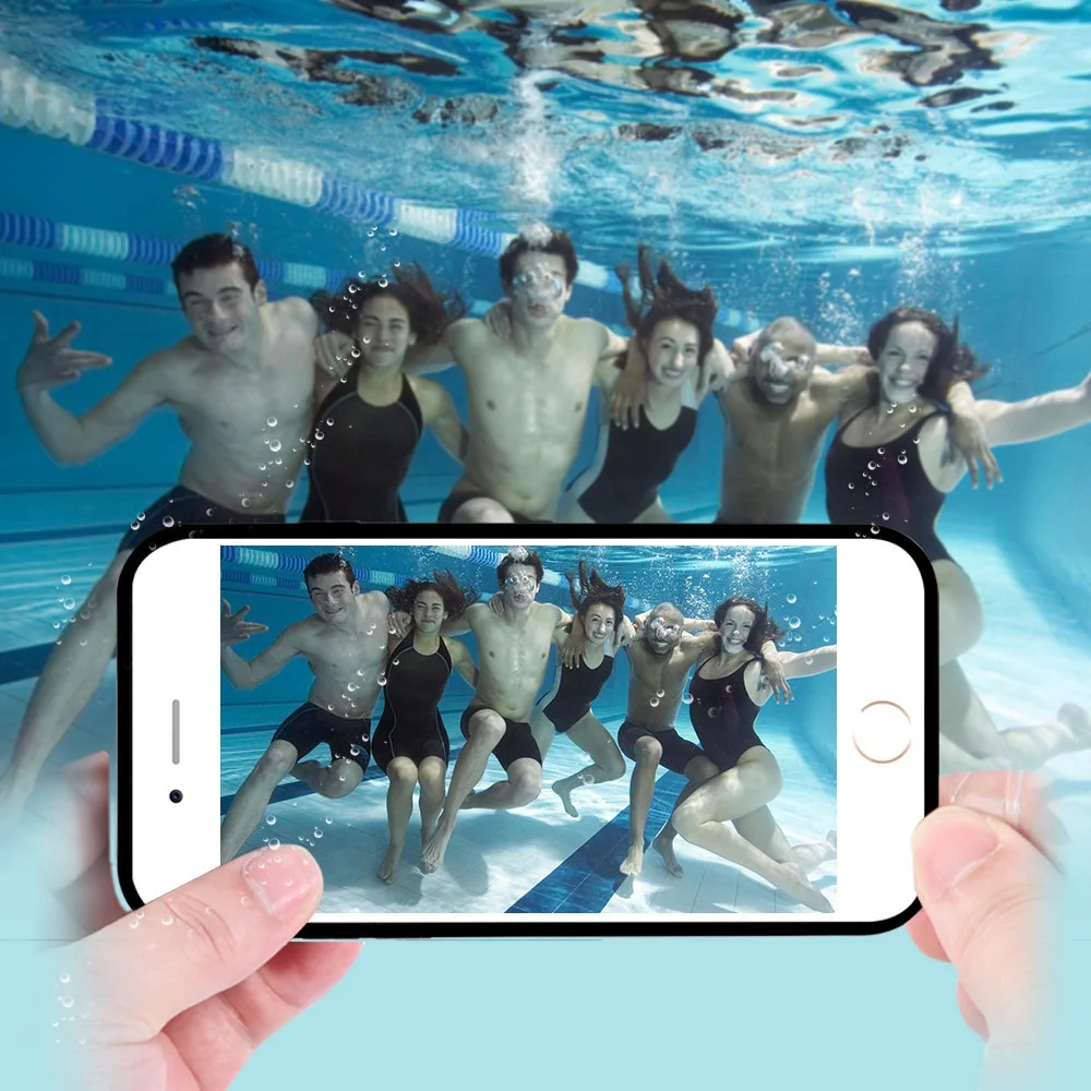 Водонепроницаемый чехол KISSCASE для iPhone 7 8 6 6S Plus X XS Max XR подводная летняя сумка