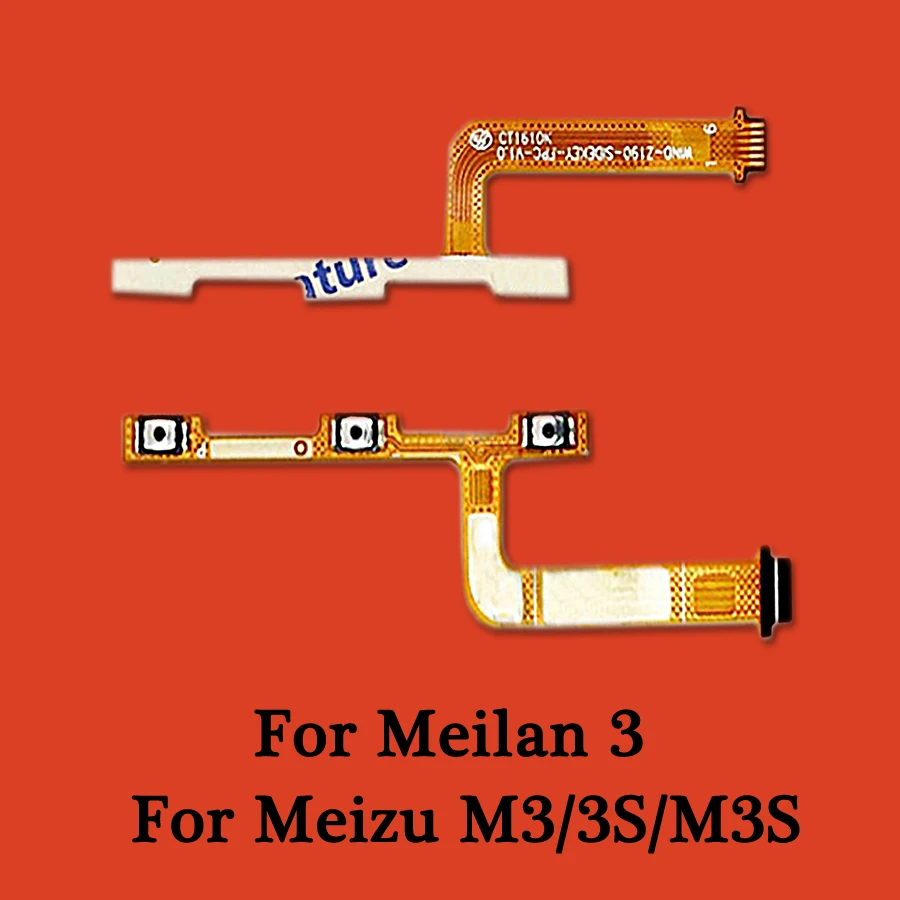 2 шт. Новый M3 мини кнопка включения/выключения громкости вверх/вниз кнопки гибкий