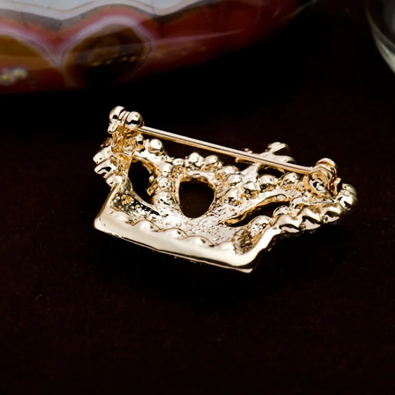 2020 брошь в виде короны для женщин и мужчин изысканная из сплава с кристаллами