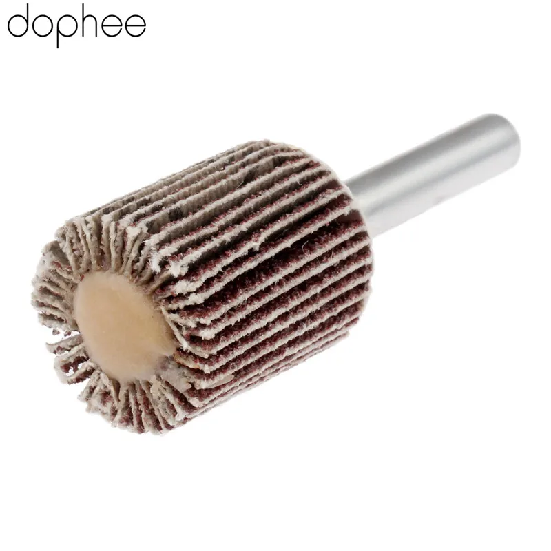 Dremel аксессуары вышлифовка, полирование кожаным кругом шлифование наждачной бумагой лепестковый круг головки блока цилиндров 20 мм+ оправки 6 мм для мини-дрели роторные инструменты, на рост от 80 до Грит 10 шт