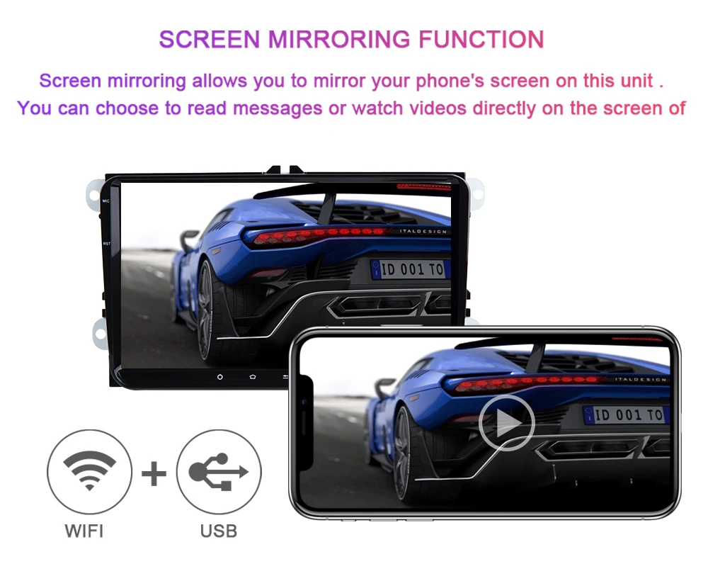 2 Din Android 9,0 Автомобильный мультимедийный для Amarok волксаген VW Passat B6 golf 5 6 Skoda Octavia 2 Superb 2 Seat Leon навигационное радио