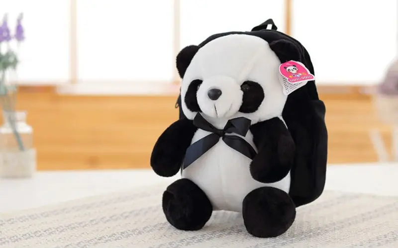 Детский плюшевый рюкзак с пандой 6 цветов на выбор|backpack rucksack|toy chesttoy russia |
