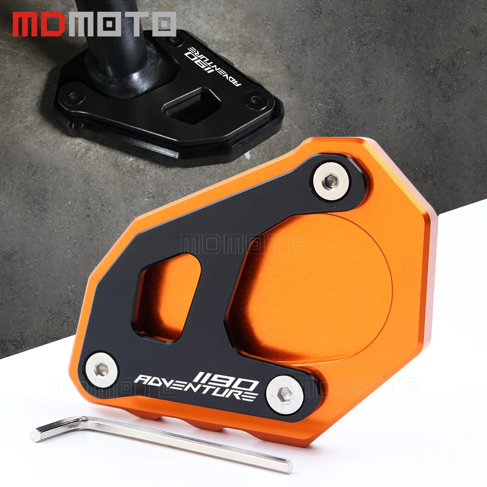 

For KTM Adventure 1290 1050 1090 1190 1290 Adv Motorcycle Accessories CNC Kickstand Foot Side Stand Extension Pad Support Plate