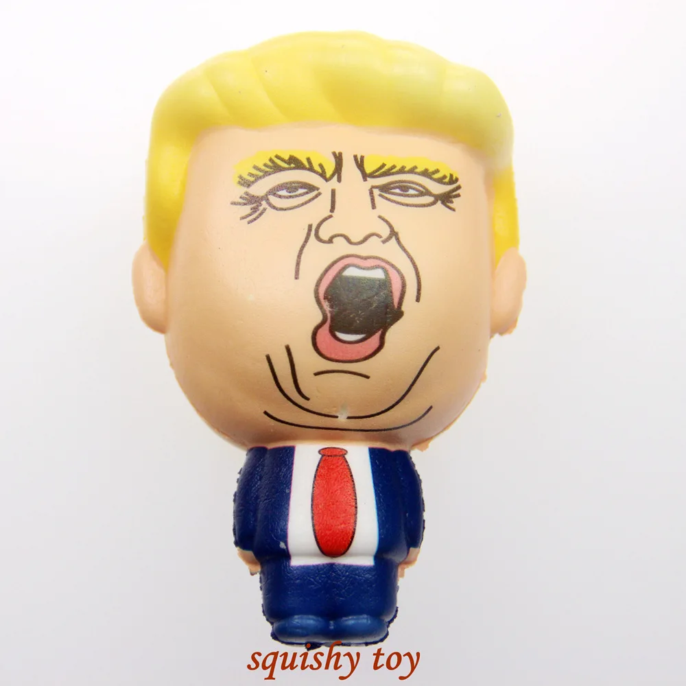 1 шт. мягкое Медленное Поднятие игрушки Дональд Трамп форма PU пена антистресс