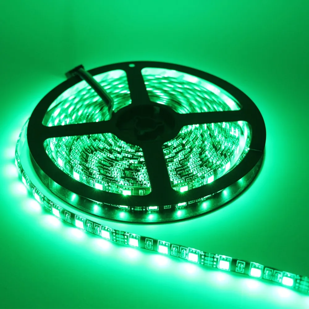 Светодиодный ленточный светильник 5050 SMD RGB светодиодный ленточный не/ip65 Водонепроницаемый светодиодный ленточный e-Bar светильник праздничный автомобильный светильник s 60 Светодиодный s/m DC12V белый