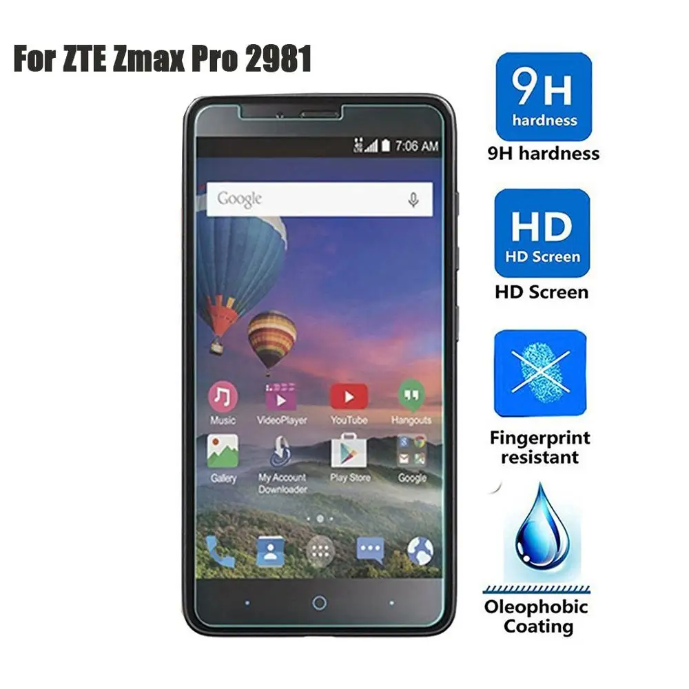 Защитное стекло для ZTE Zmax Pro 2981 защитное закаленное Защитная пленка экрана защита