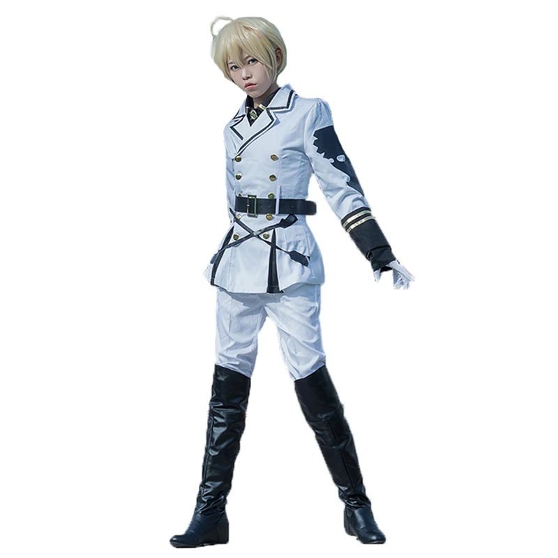 Костюм для косплея серофа из аниме Конец костюм Owari no Seraph Mikaela Hyakuya парик высокого