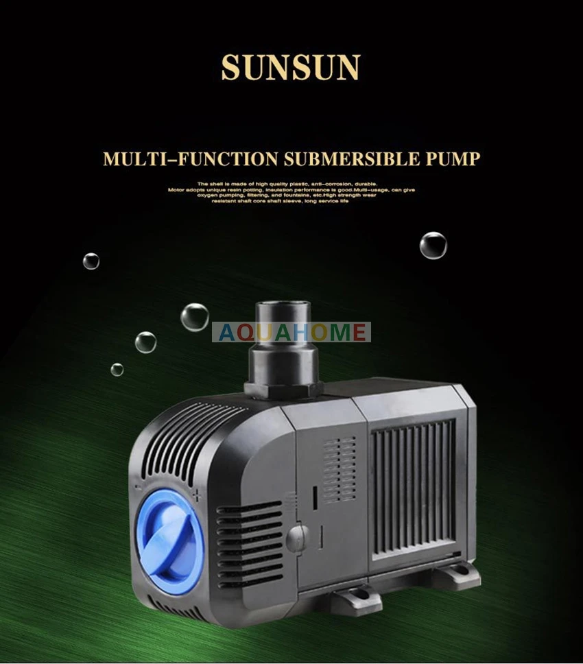 SUNSUN аквариум Водяной насос 220 В/50 Гц рыбы для погружной насос садовый фонтанный насос малый насос HJ4500-HJ6000