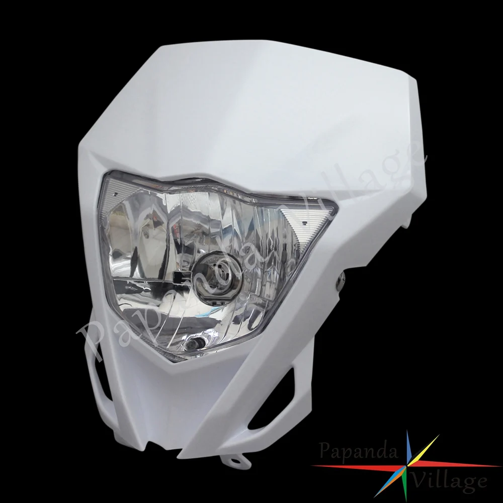 12V 35W Мотокросс Байк задний фонарь для Yamaha WR250F WR450F KAWASAKI KLX KX 250 450 2012- белый головной обтекатель
