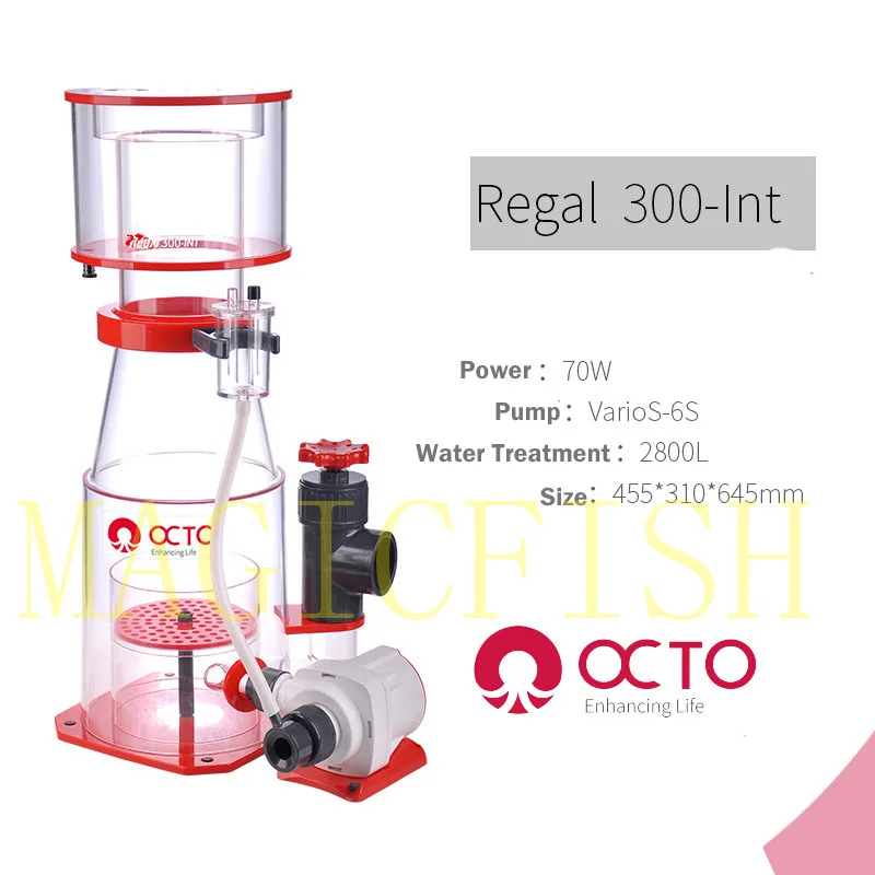Рифовый Осьминог Регал серия скиммер 150 s/int 170 s/int 200 s/int 250 s/int 300 s/int сепаратор морской воды кораллового белка аквариумный фильтр - Цвет: 300INT