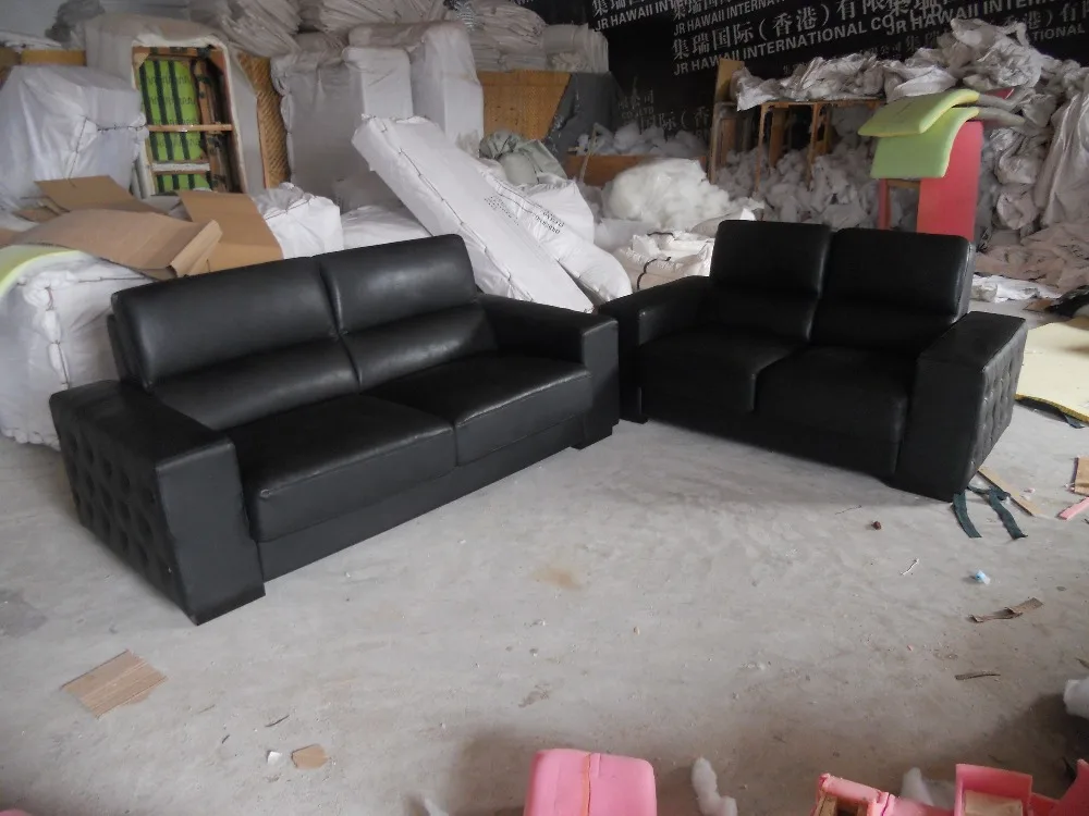 Комплект диванов из натуральной кожи комплект мебели белого цвета с кожаными