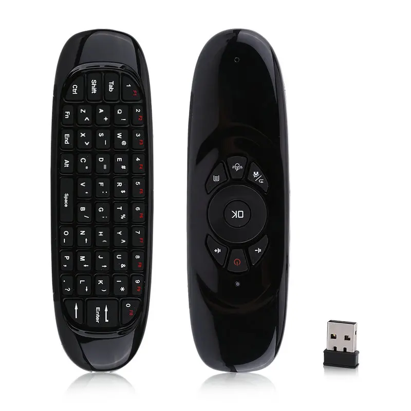 Fly Air Mouse C120 Беспроводная Клавиатура 2 4 ГГц для S905X A95X S912 H96 pro plus Android TV Box|air mouse wireless|air