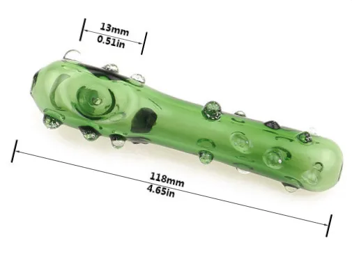 Cucumber Glass Blunt Pipe Weed Smoking Novelty Personality Tobacco Accessories Gift Preferred Cigarette Herb Grinder Filters | Дом и сад