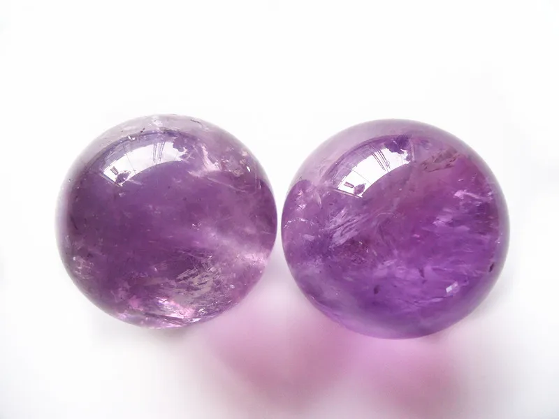 

Natural purple crystal ball decoration lucky radiation-resistant gift 40mmX40mm