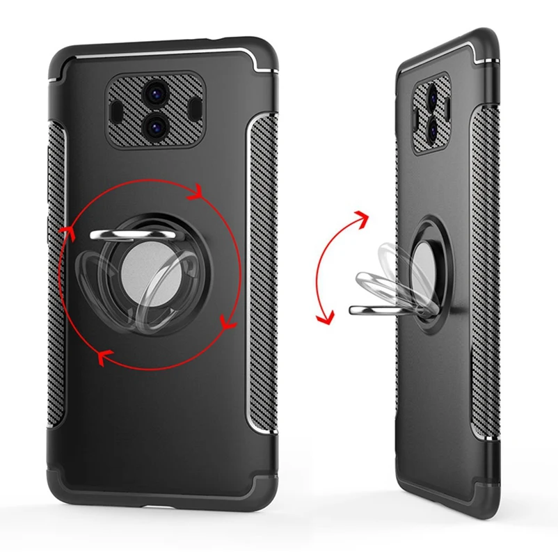 Reaoom Винтажный чехол для телефона Huawei Mate 10 Роскошный с кольцом деловая полная