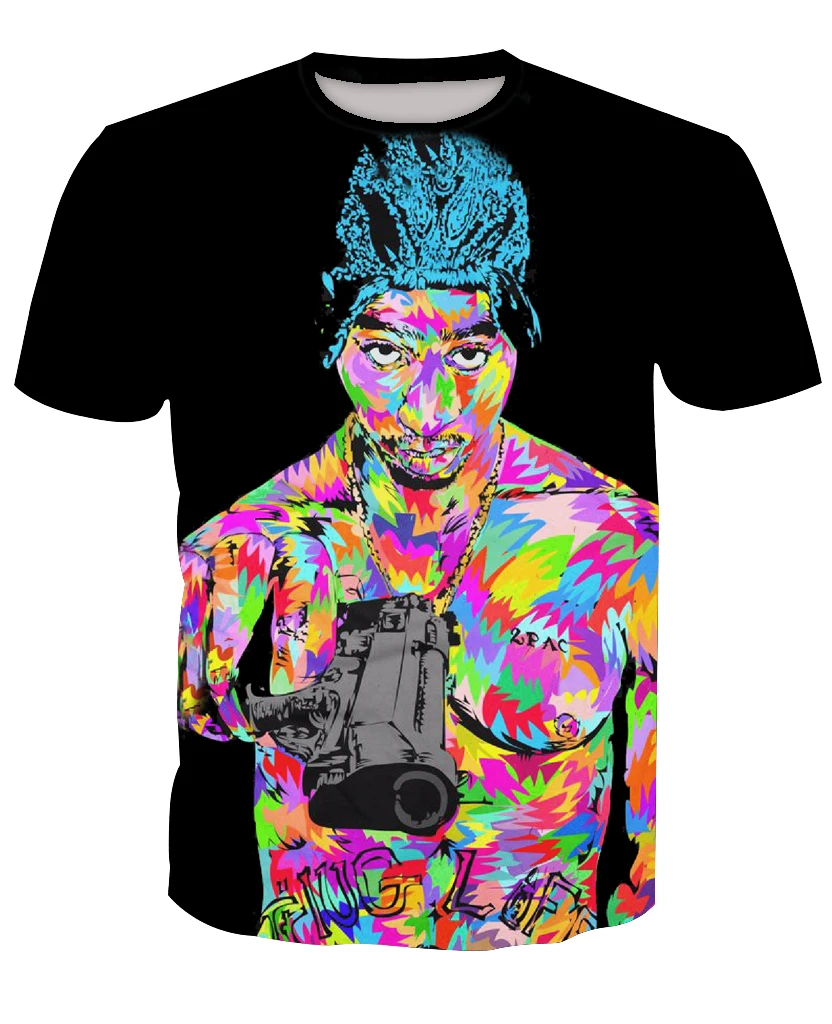 3D Fashion 2019 hot New fashion cartoon fox casual short sleeve T-shirts custom-made free shipping m to 6xl factory Outlet | Мужская