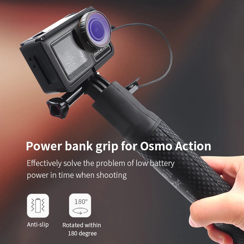 Портативное зарядное устройство OSMO Action внешний аккумулятор ручка ABS рамка