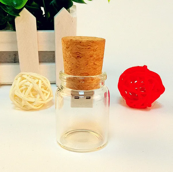 Новая мини Дрифт бутылка (пробка + стеклянная бутылка) usb 2 0 флэш карта памяти pen drive