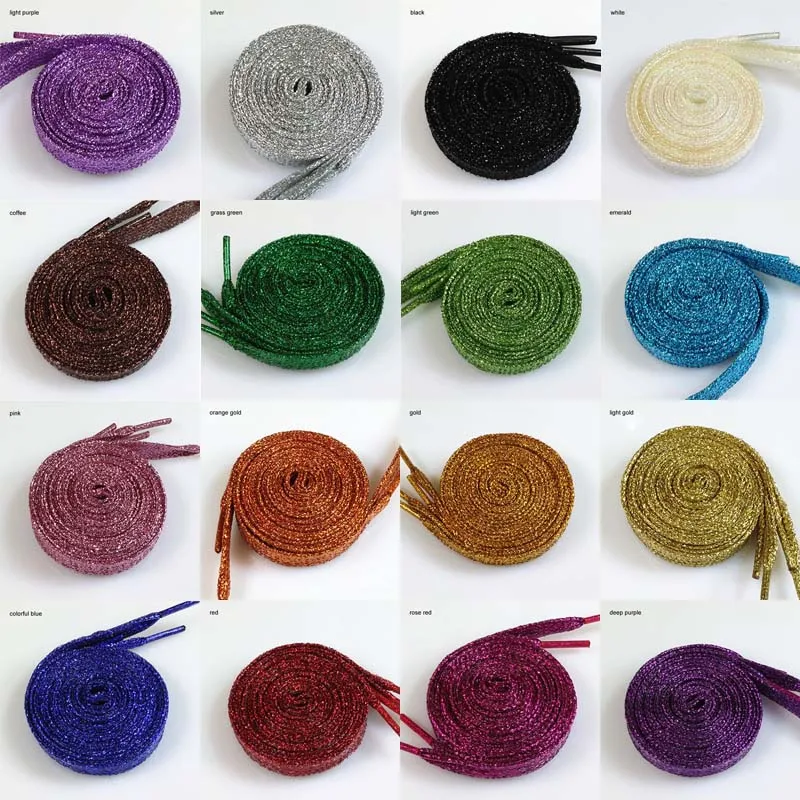 Женские Блестящие Золотые спортивные кроссовки 16 цветов плоские шнурки модные 1