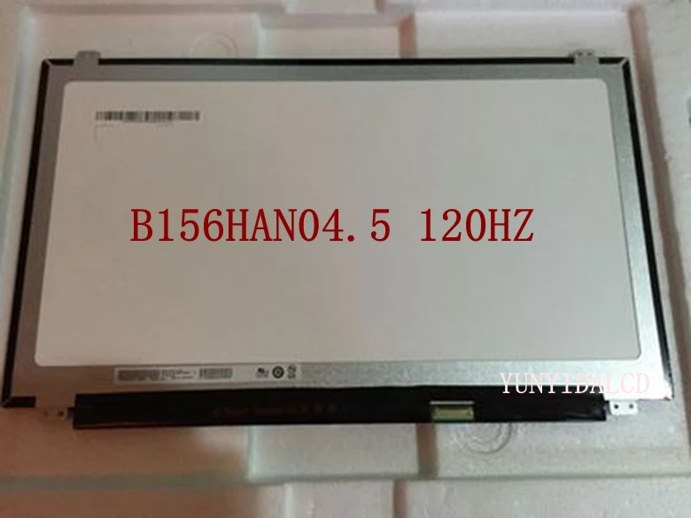 

Бесплатная доставка, Новый ЖК-экран B156HAN04.5 15,6 дюйма, B156HAN04 FHD edp 30pin 120 Гц 1920*1080 IPS
