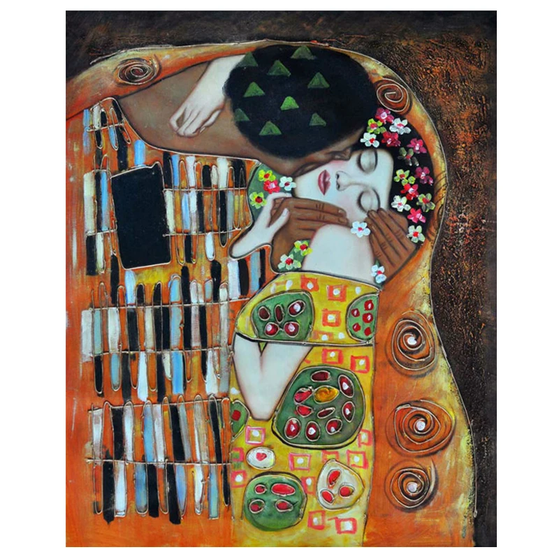 3D Алмазная вышивка 5D DIY картина Gustav Klimt Kiss Картина Вышивка крестом мозаика